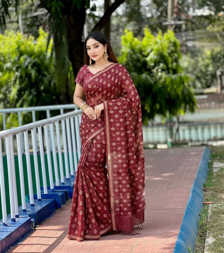 Arong Cotton Sharee ছবি 2