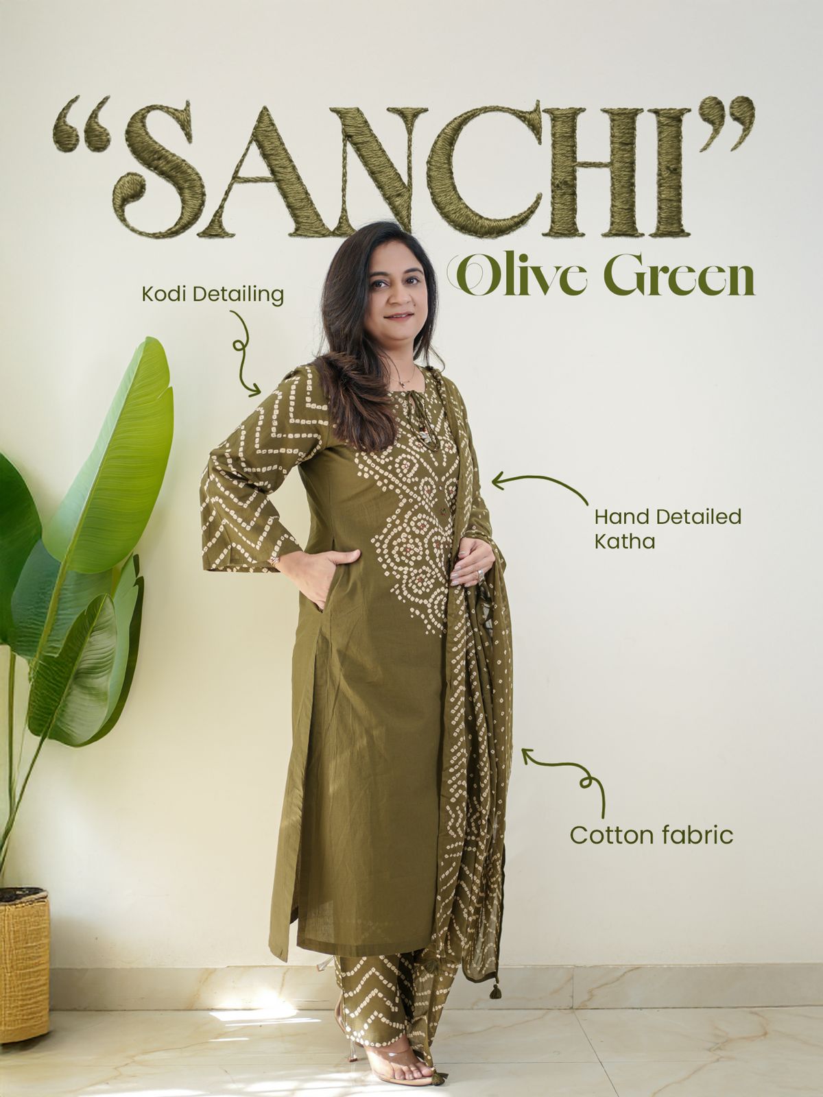 Cunri Print Three Piece