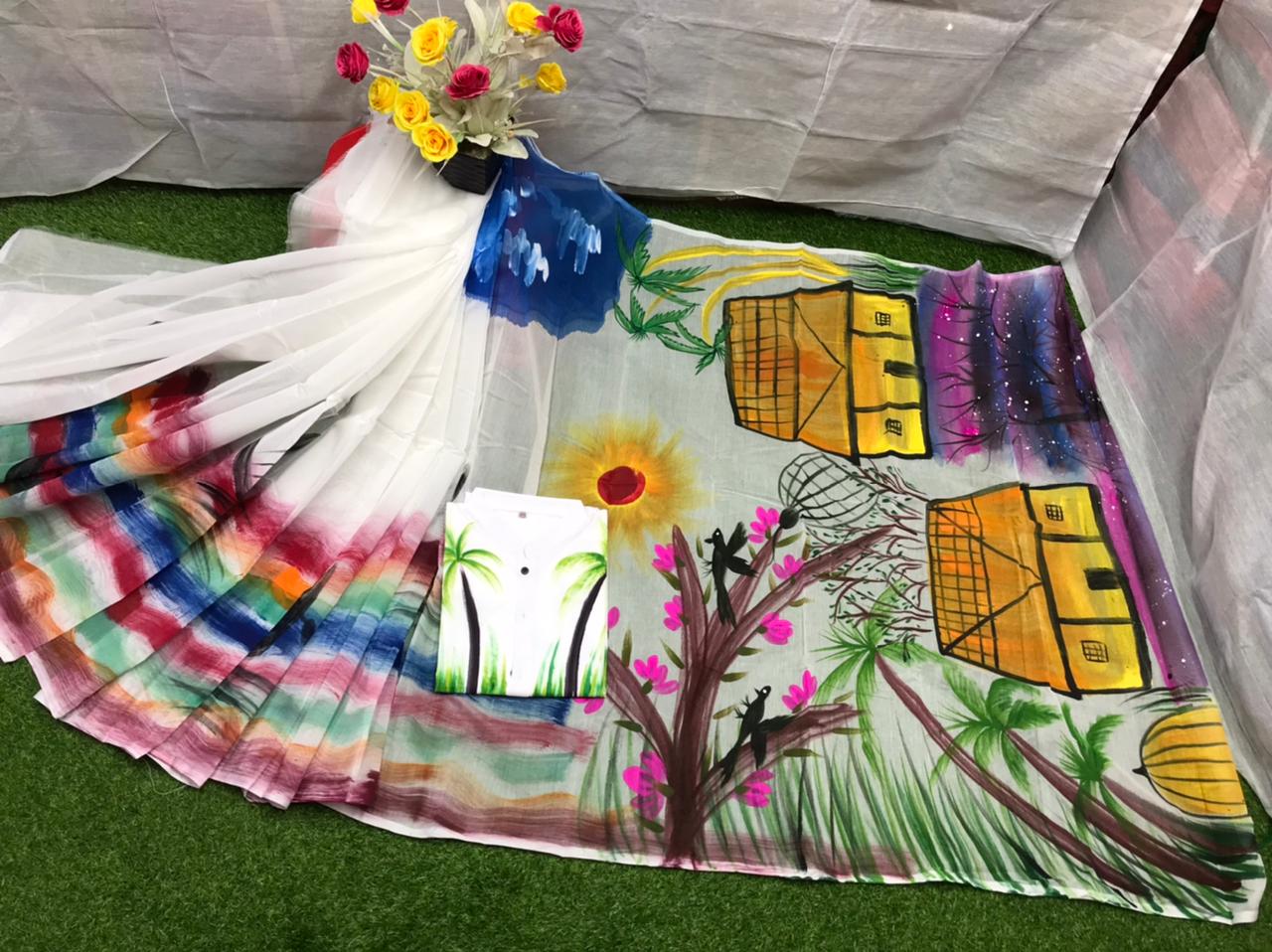 Exclusive Design Hand Print Couple Dress For Sweet Couple ছবি 17