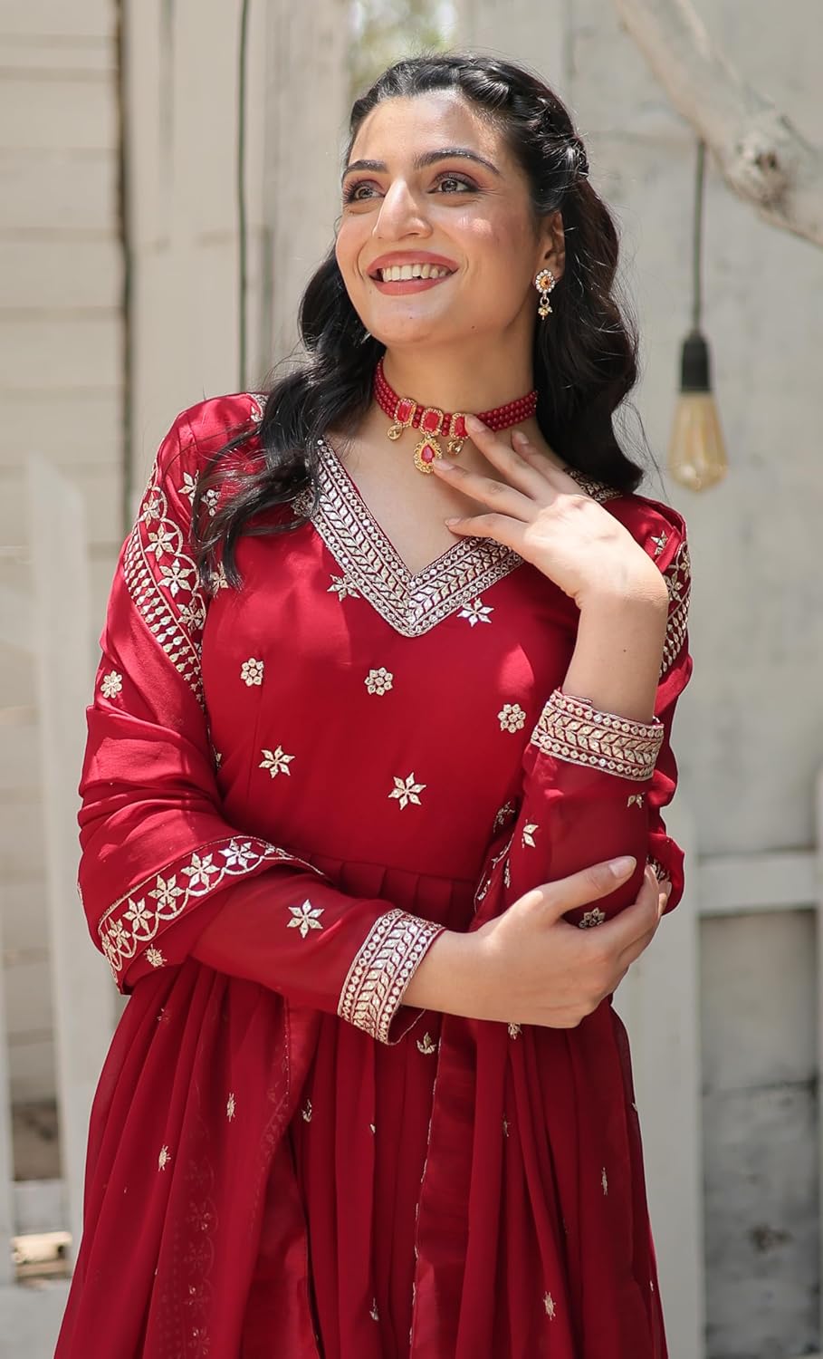 Three Piece Party Gown ছবি 2