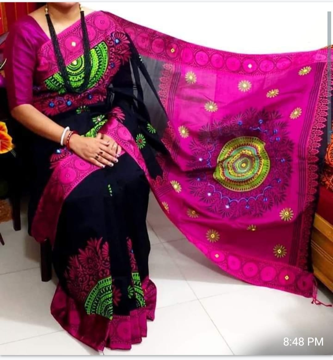 ধুপিয়ান সিল্ক শাড়ি ছবি 13