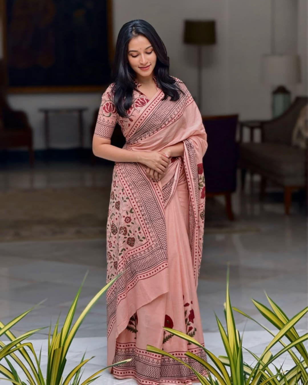 Premium Parsha Sharee with Blouse Piece ছবি 3