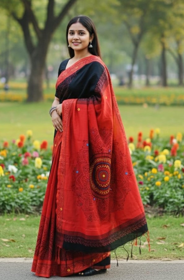 Premium Dhupiyan Silk Sharee ছবি 9