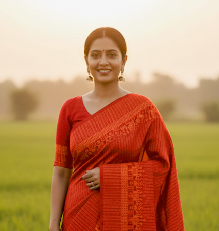 Cotton Sharee with Blouse Piece