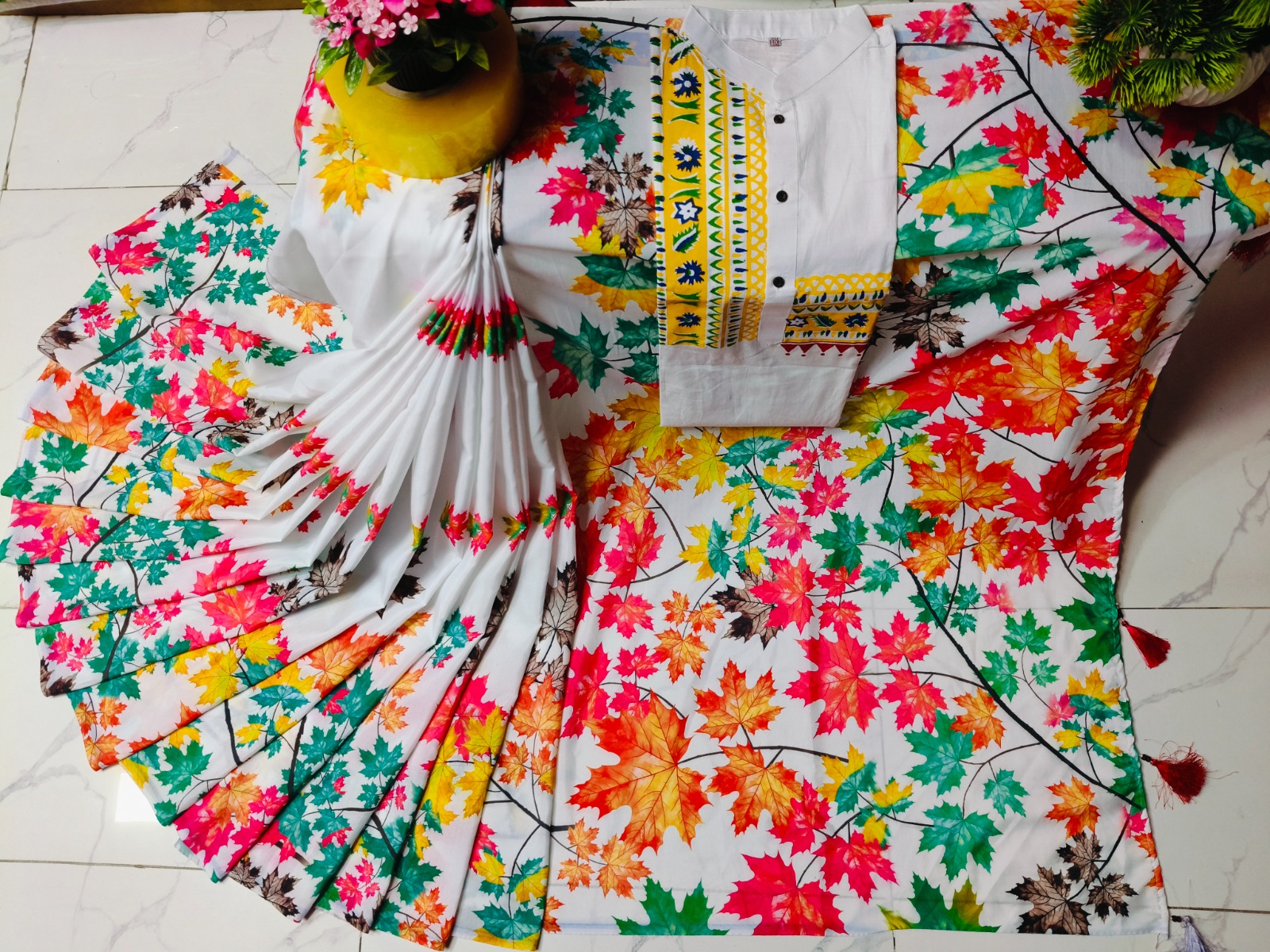 Sharee Panjabi Couple with Blouse Piece ছবি 8