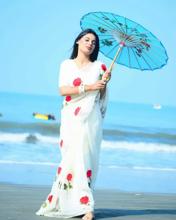 Chanderi silk sharee ছবি 3
