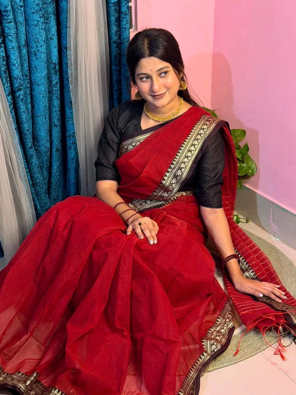 Nokshi Pair Suti Saree ছবি 2
