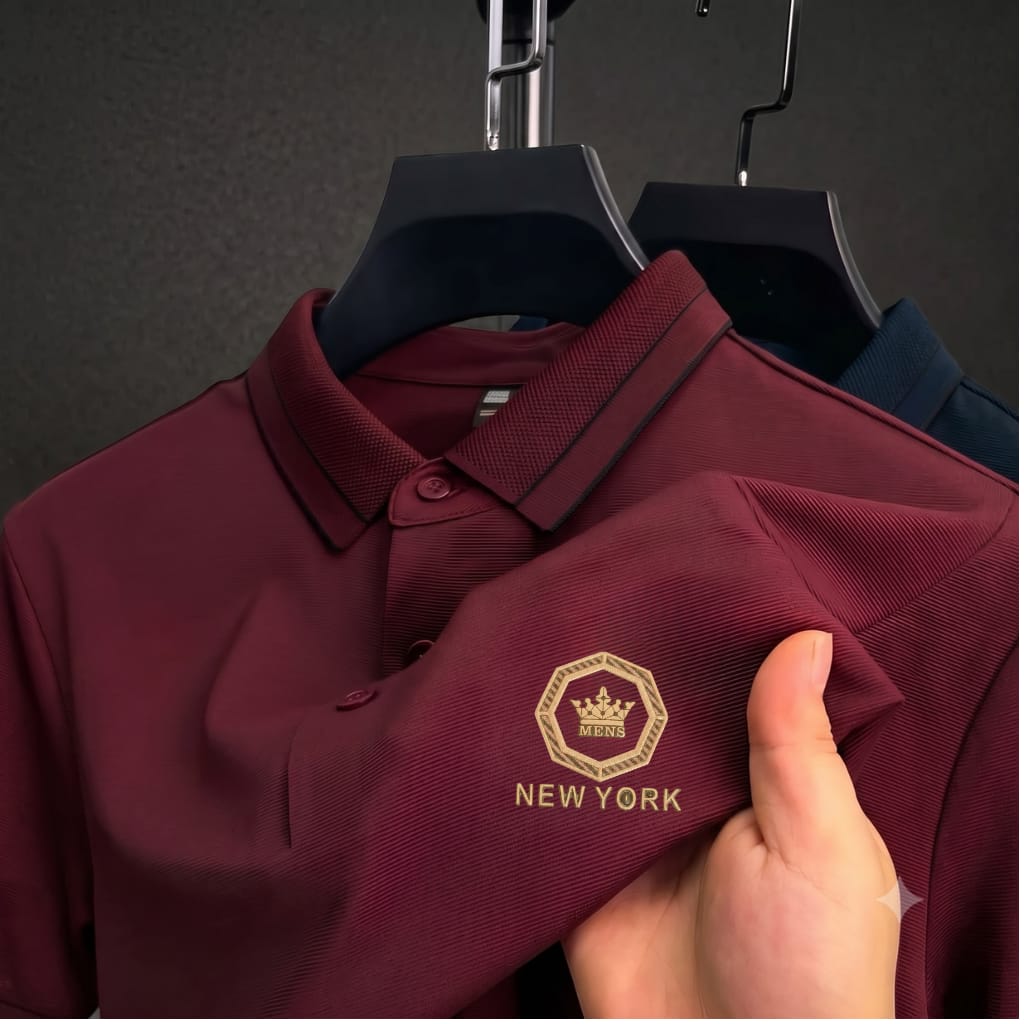 Premium Polo Shirt with China Sticker ছবি 15