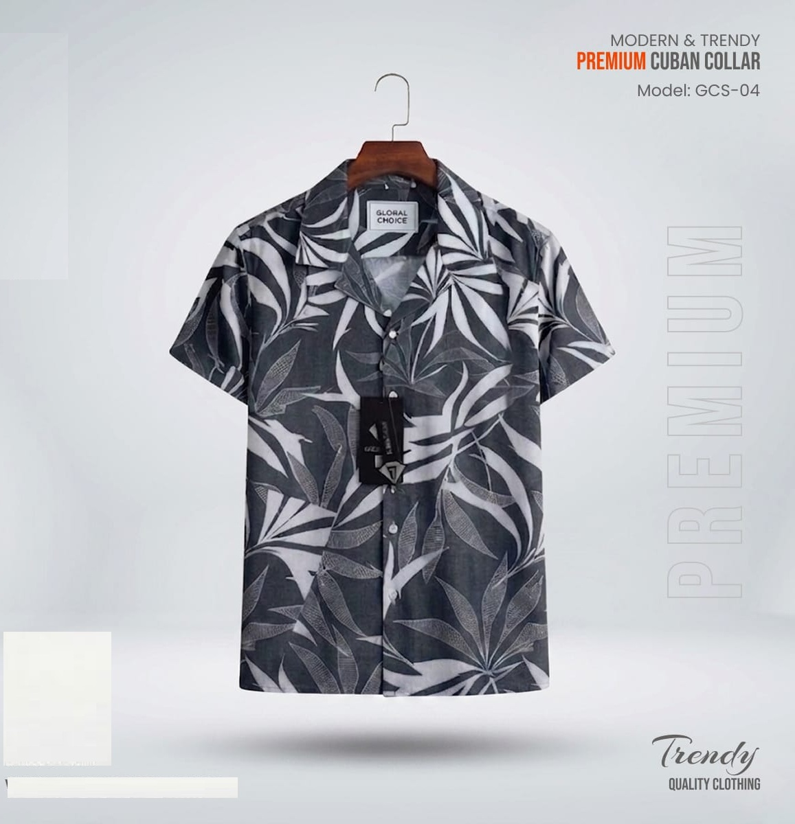 Premium Short Sleeve Cuban Collar Shirt