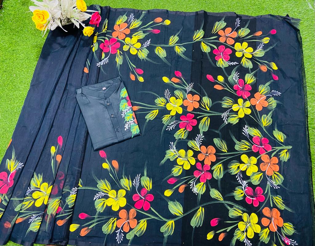 Exclusive Design Hand Print Couple Dress For Sweet Couple ছবি 13
