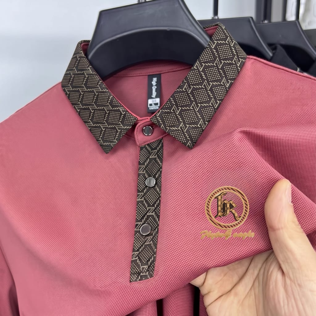 Premium Polo Shirt with China Sticker ছবি 4