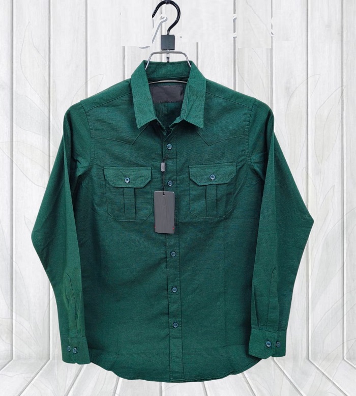 Premium Lap Seam Double Pocket Shirt ছবি 10