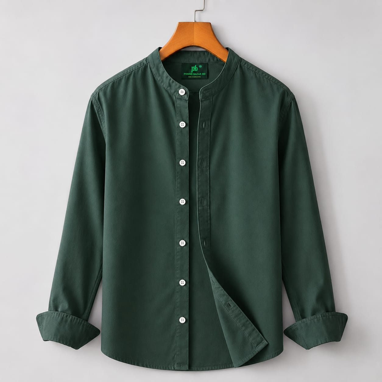 Premium Oxford Cotton Solid Shirt ছবি 8