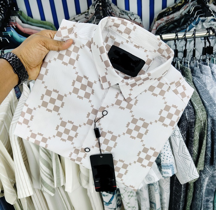 Luxury Popcorn Half Sleeve Print Shirt ছবি 3