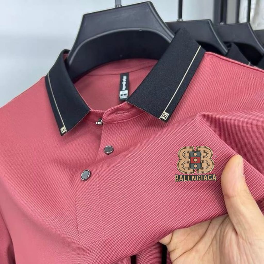 Premium Polo Shirt with China Sticker