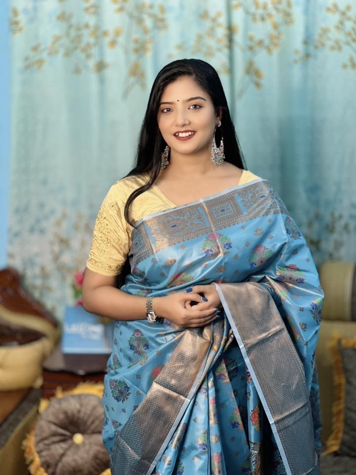 Soft silk katan sharee ছবি 2