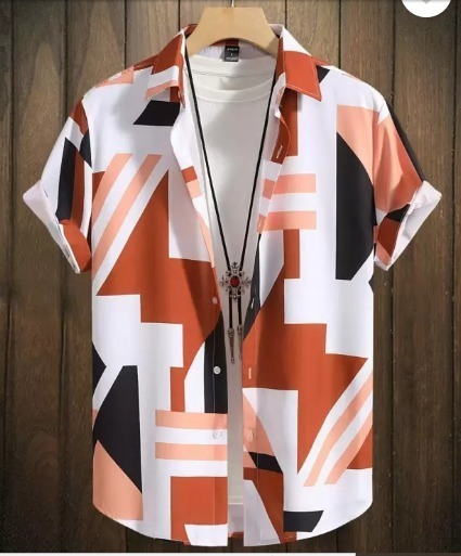Half Sleeve Cotton Shirt For Men ছবি 6