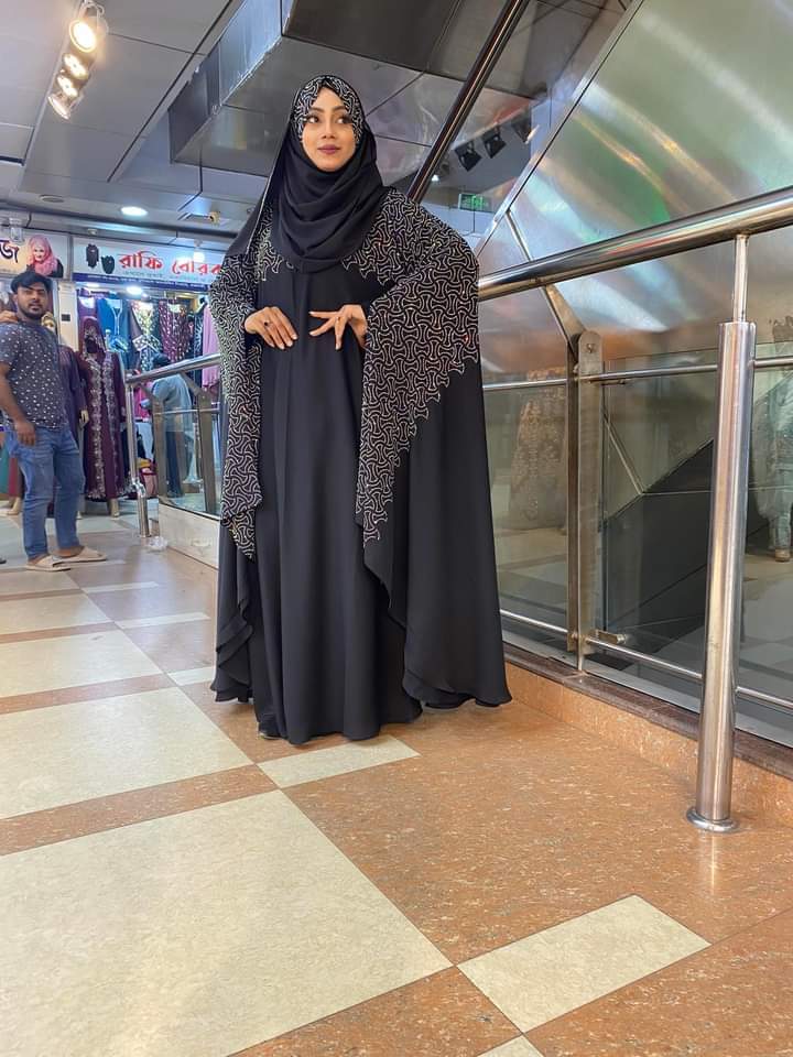 Abaya Borka with Hijab ছবি 4
