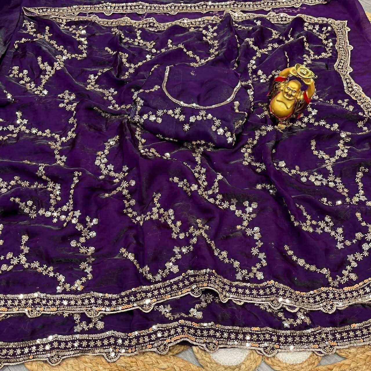 Indian Fendi Silk Saree Collection ছবি 12