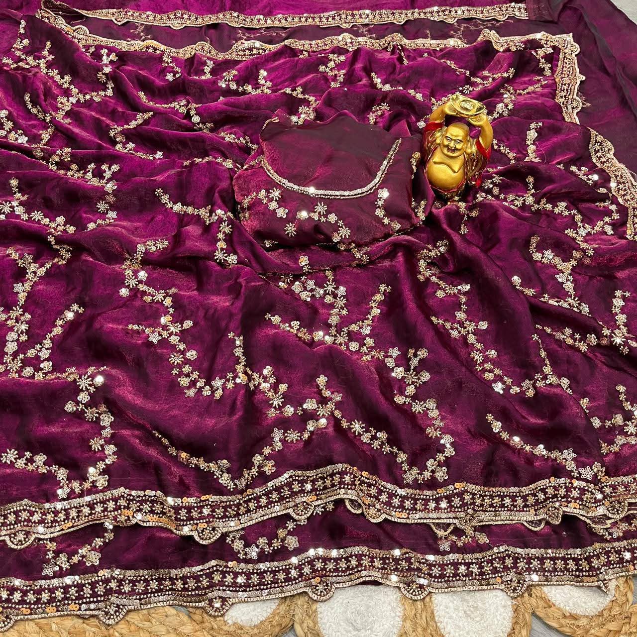 Indian Fendi Silk Saree Collection ছবি 4
