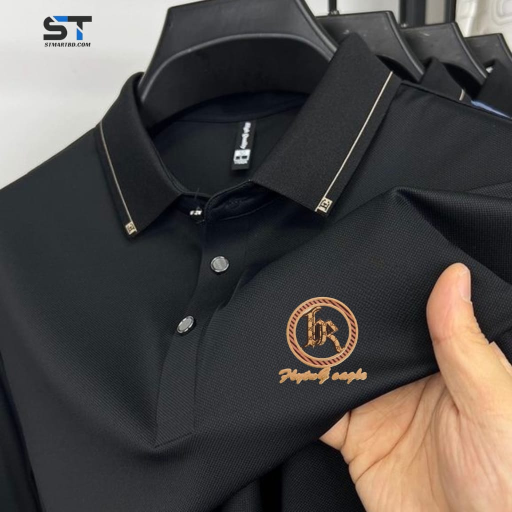 Premium Polo Shirt with China Sticker ছবি 9