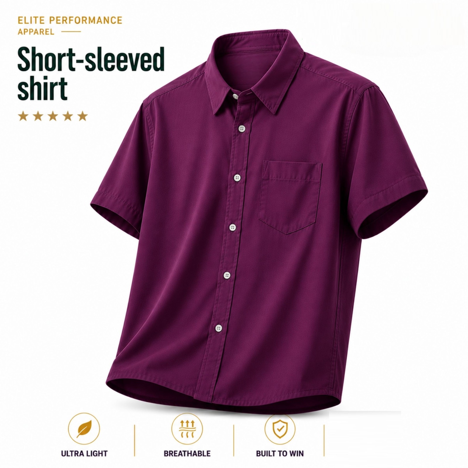Premium Oxford Cotton Half Sleeve Shirt ছবি 5