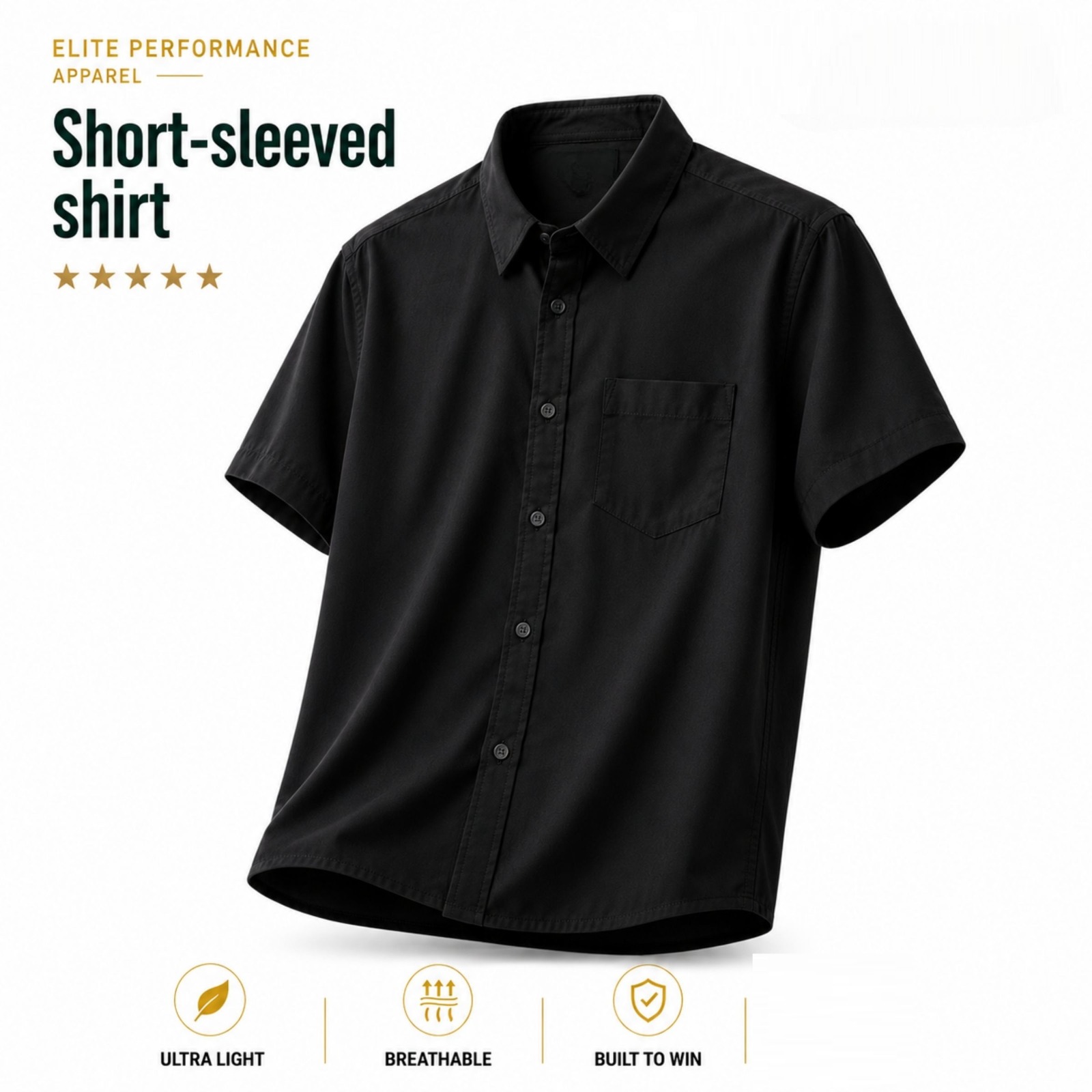 Premium Oxford Cotton Half Sleeve Shirt ছবি 7
