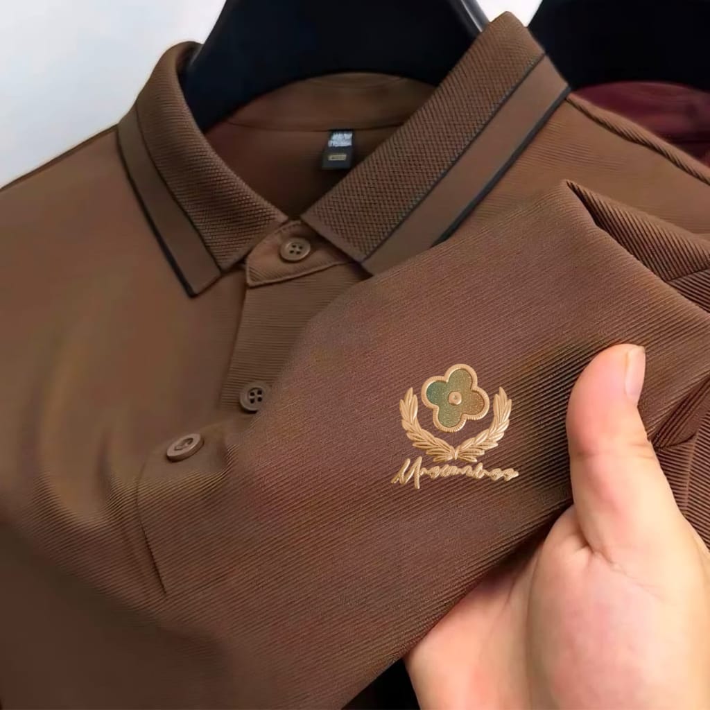 Premium Polo Shirt with China Sticker ছবি 7