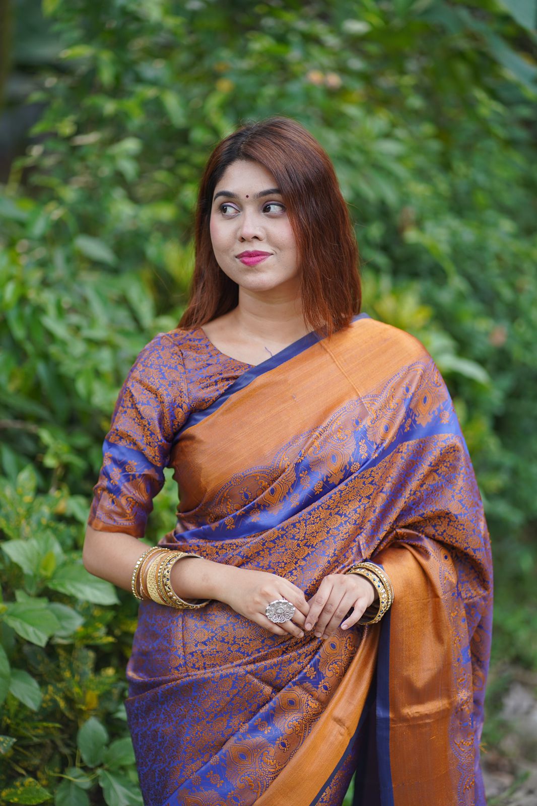 Kanjivaram katan Sharee ছবি 3