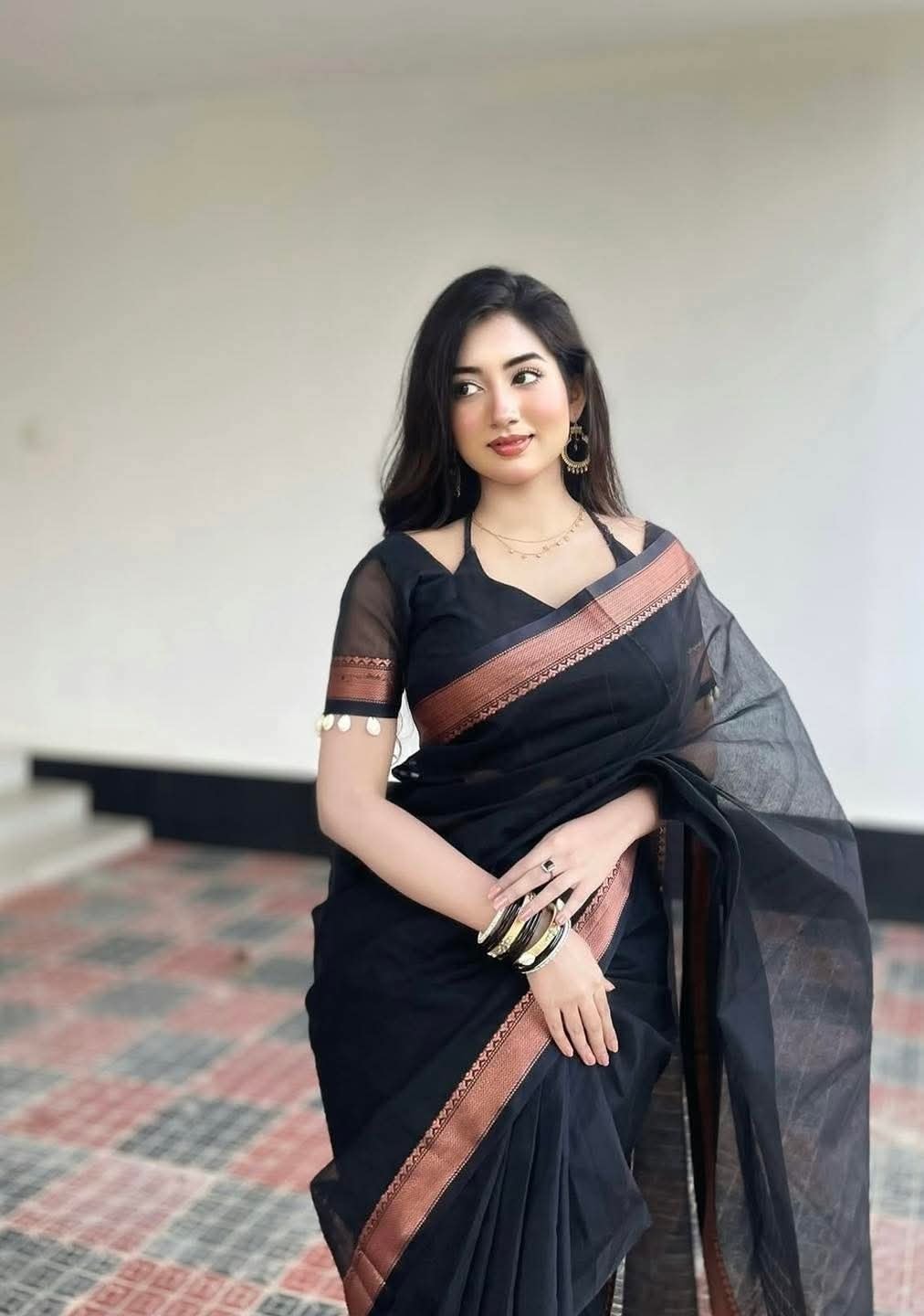 Nokshi Pair Suti Saree ছবি 2