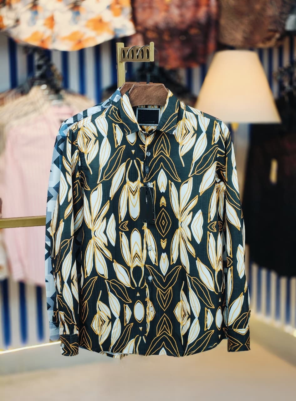 China Floral Print full sleeve 𝐒𝐡𝐢𝐫𝐭𝐬 ছবি 8