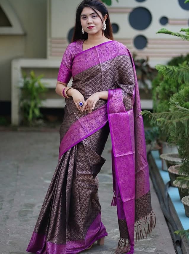 Kanjivaram katan Sharee