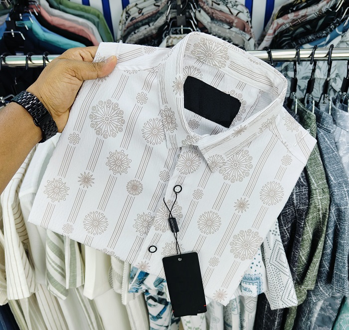 Luxury Popcorn Half Sleeve Print Shirt ছবি 14