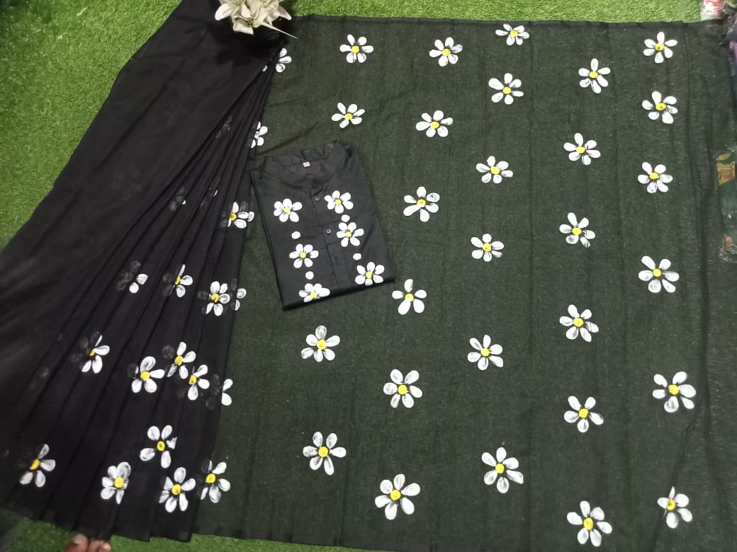 Exclusive Design Hand Print Couple Dress For Sweet Couple ছবি 4