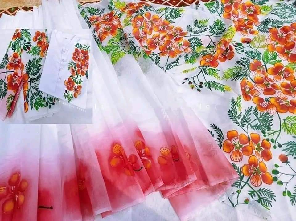 Exclusive Design Hand Print Couple Dress For Sweet Couple ছবি 8