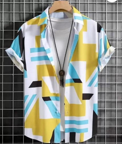 Half Sleeve Cotton Shirt For Men ছবি 4