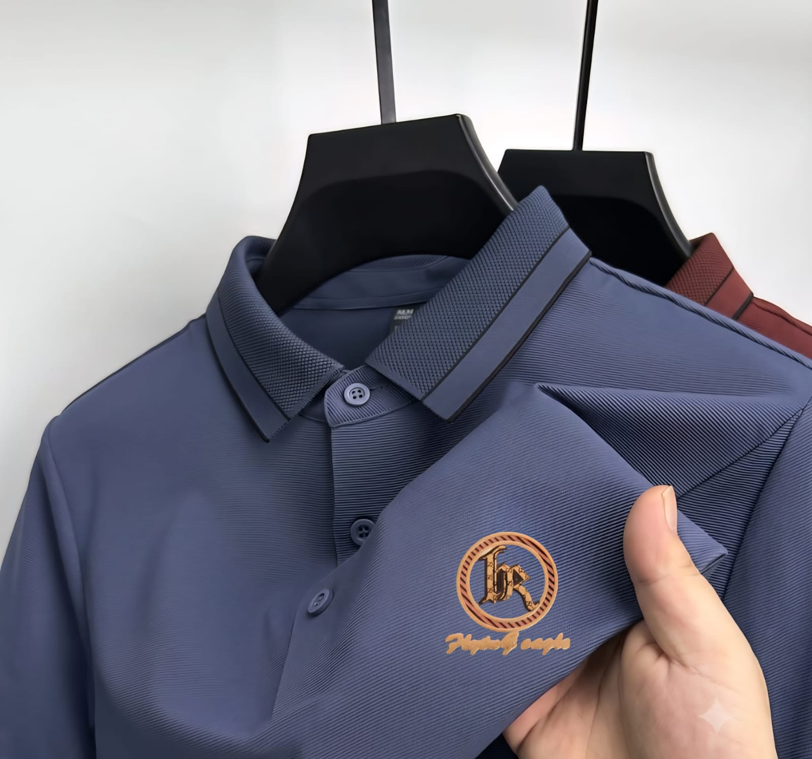 Premium Polo Shirt with China Sticker ছবি 15