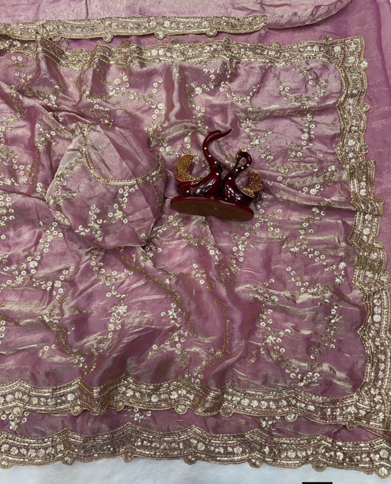 Indian Fendi Silk Saree Collection ছবি 9