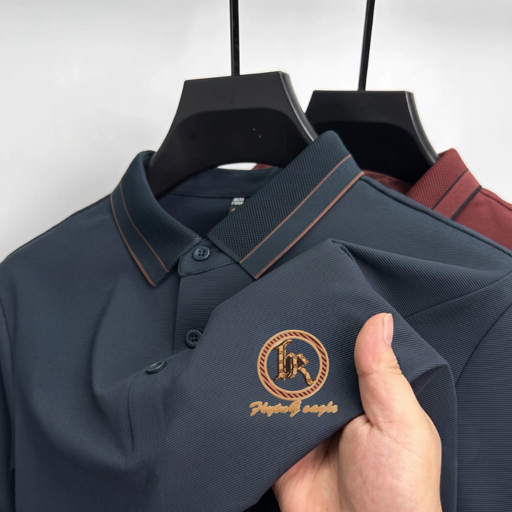 Premium Polo Shirt with China Sticker ছবি 16