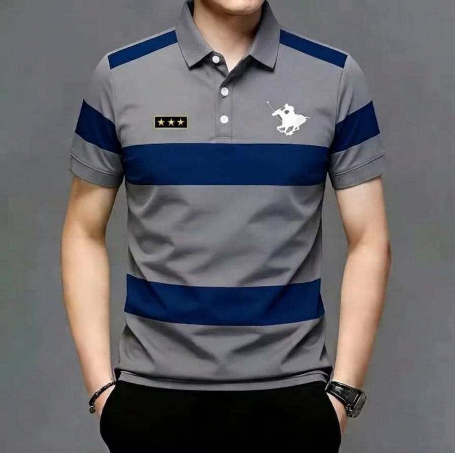 Striped Premium Polo Shirt ছবি 2