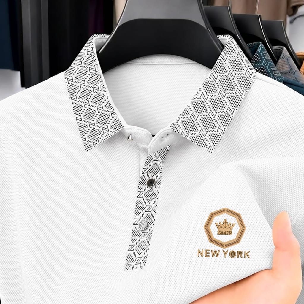 Premium Polo Shirt with China Sticker ছবি 6