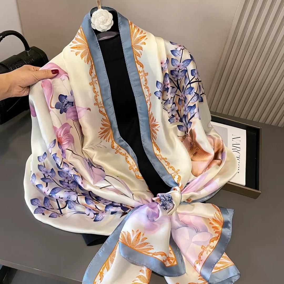 premium Luxury Satin Silk Scarf