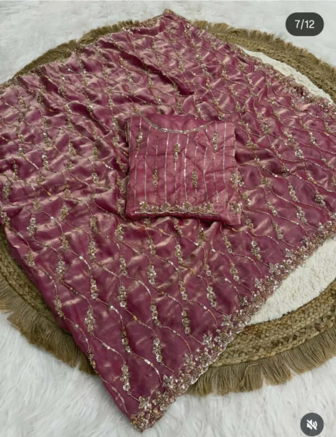 Indian Fendi Silk Saree Collection ছবি 9