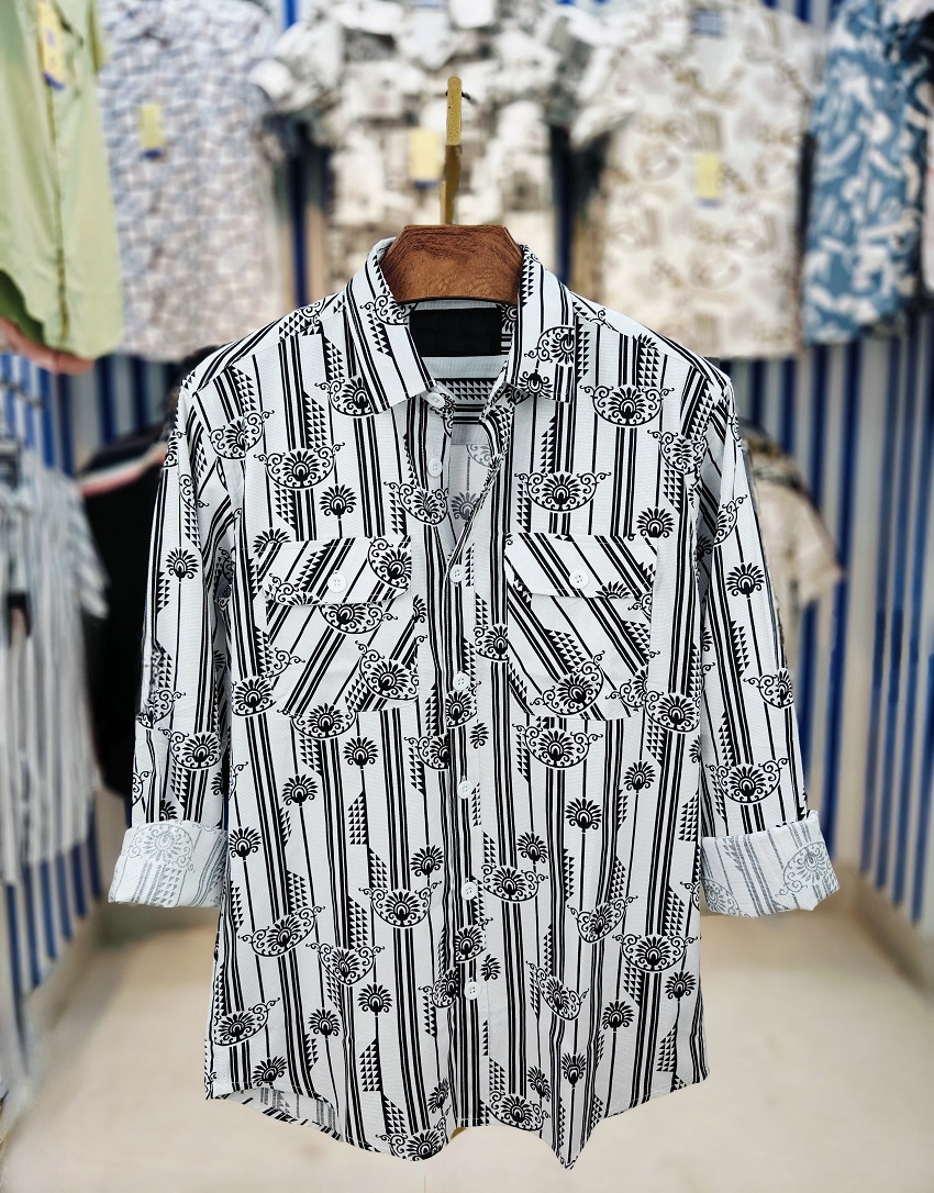 Premium Double Pocket Shirt ছবি 9