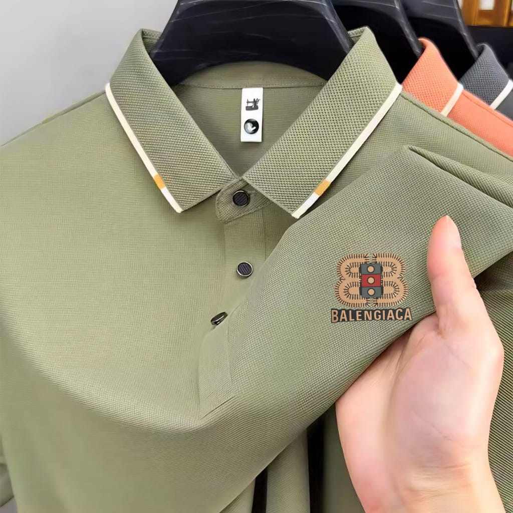 Premium Polo Shirt with China Sticker