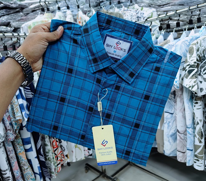 Pure Cotton full Sleeve Check Shirt ছবি 8