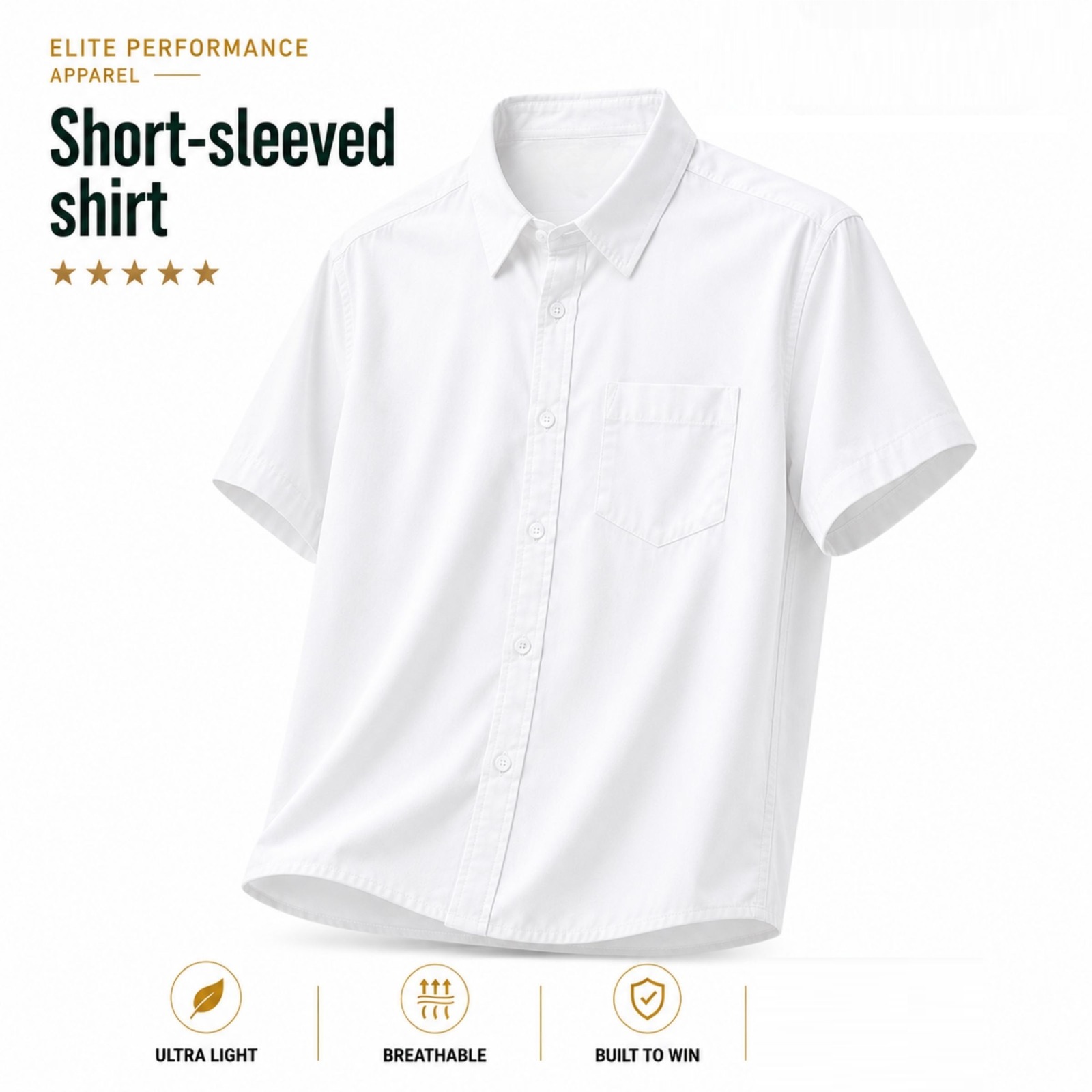 Premium Oxford Cotton Half Sleeve Shirt ছবি 8