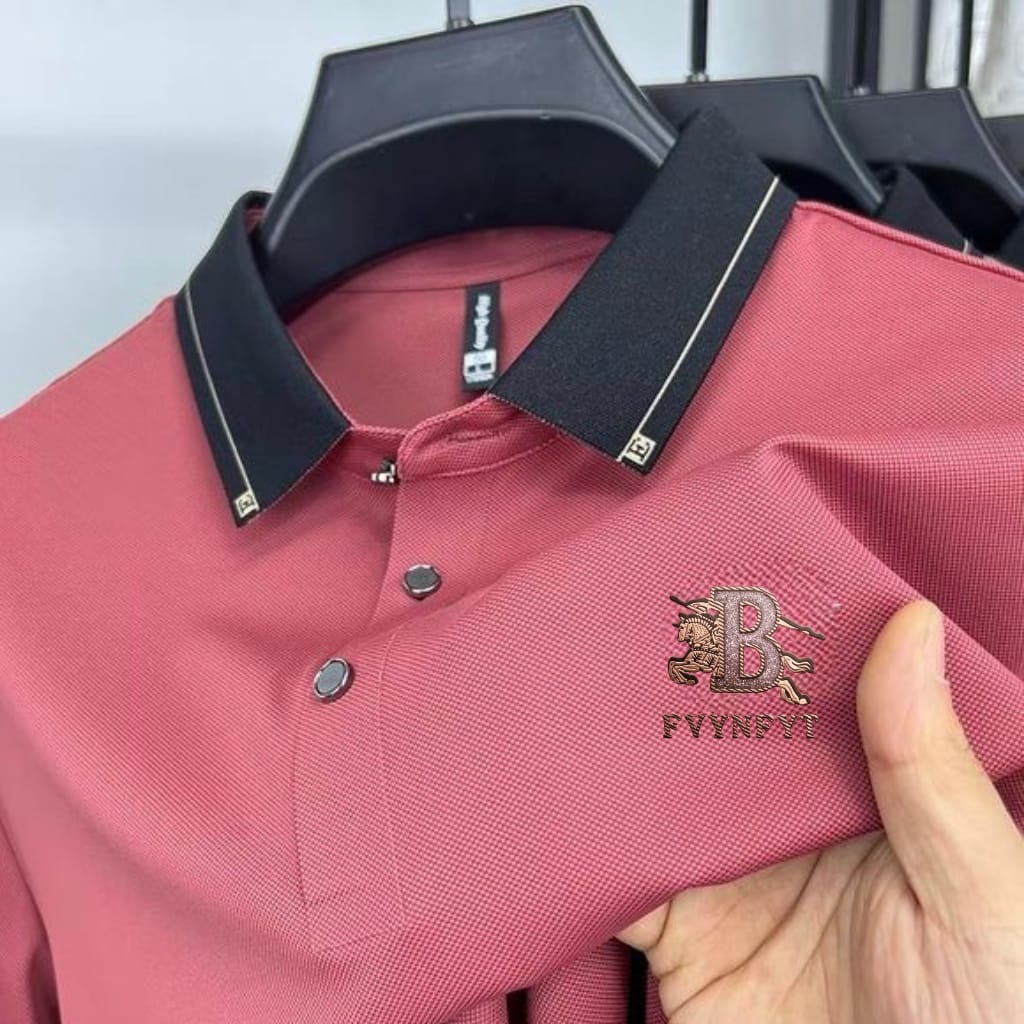 Premium Polo Shirt with China Sticker