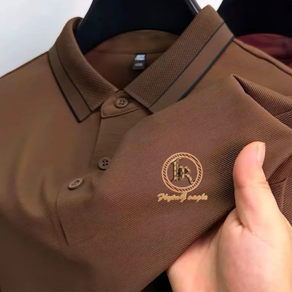 Premium Polo Shirt with China Sticker ছবি 6