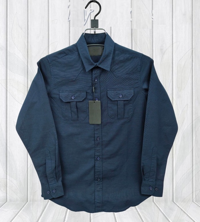Premium Lap Seam Double Pocket Shirt ছবি 12